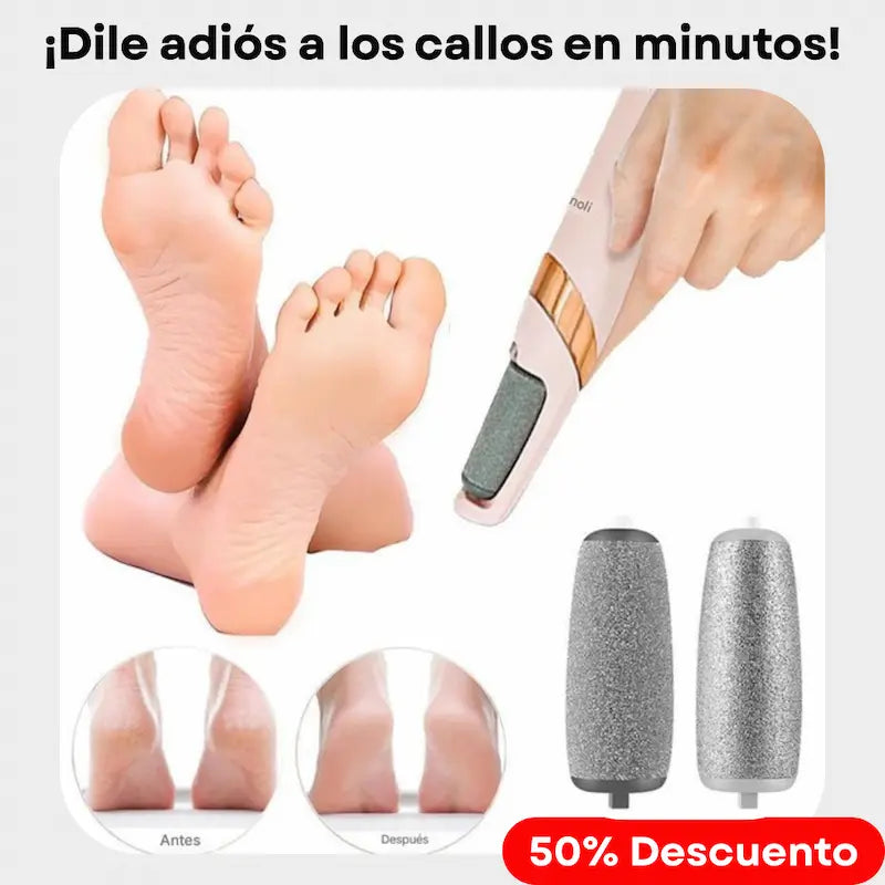 Sistema Profesional Elimina grietas, Piel Muerta y callos.