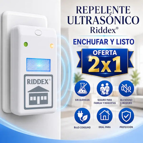 Repelente Ultrasónico Riddex® (2x1)