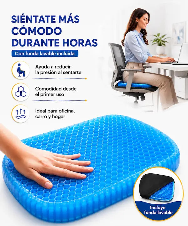 Cojín de Gel Tipo Panal